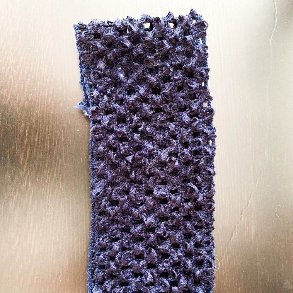 Large Dark Blue Head Hair Band